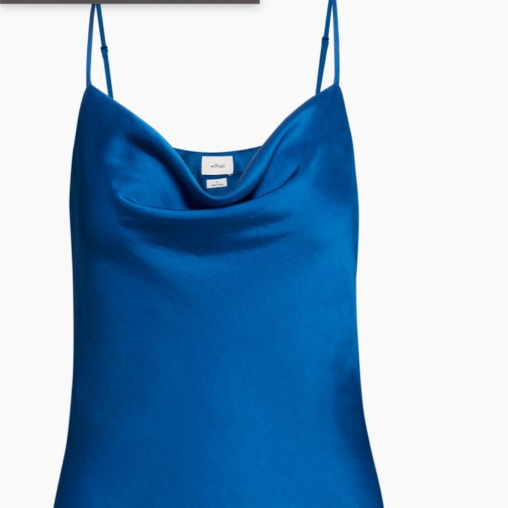 Aritzia Only Cowlneck Slip Dress